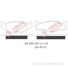 Padera de freno de cerámica FMSI D280 para VW